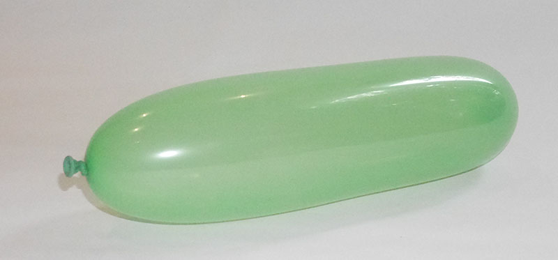green balloon by Jay Rechsteiner