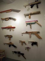 guns on the wall at WW Gallery